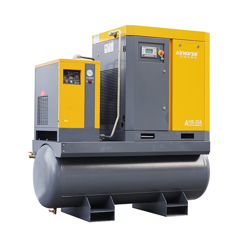 High pressure screw air compressor