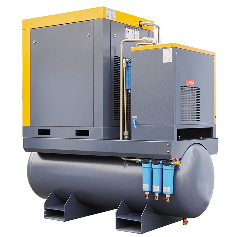 High pressure screw air compressor