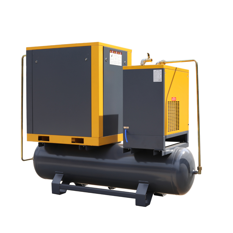 Tank,Dryer mounted screw compressor