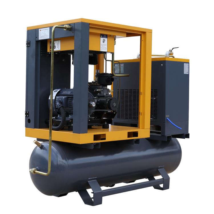 Tank,Dryer mounted screw compressor