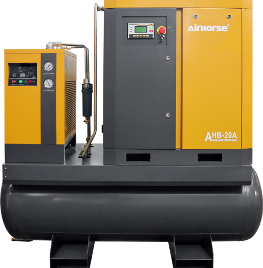 High pressure screw air compressor